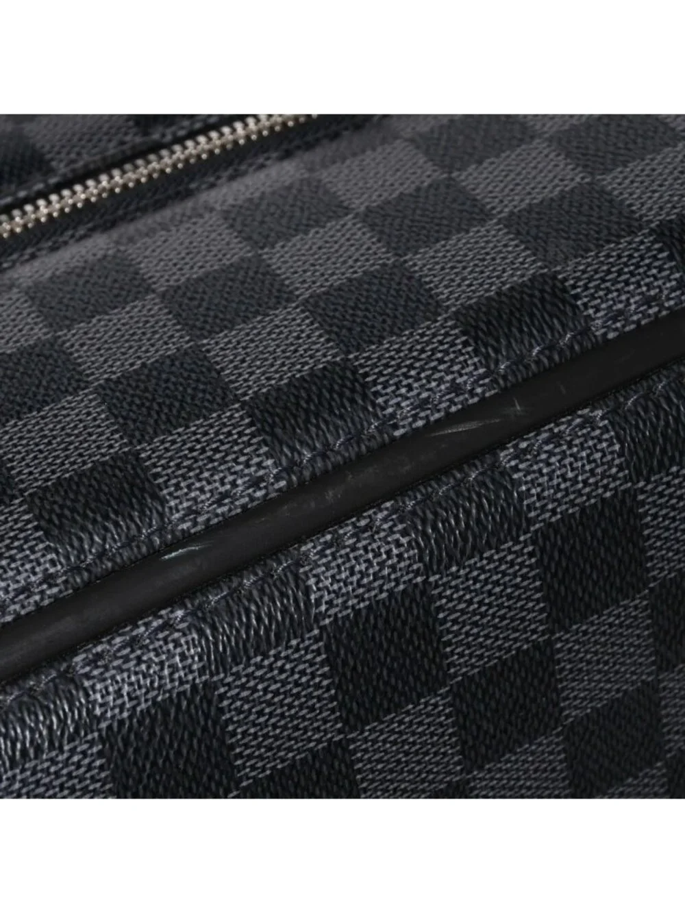 Louis Vuitton Suitcase Carry Case Carrie Damier Graphite Canvas Black Travel Bag